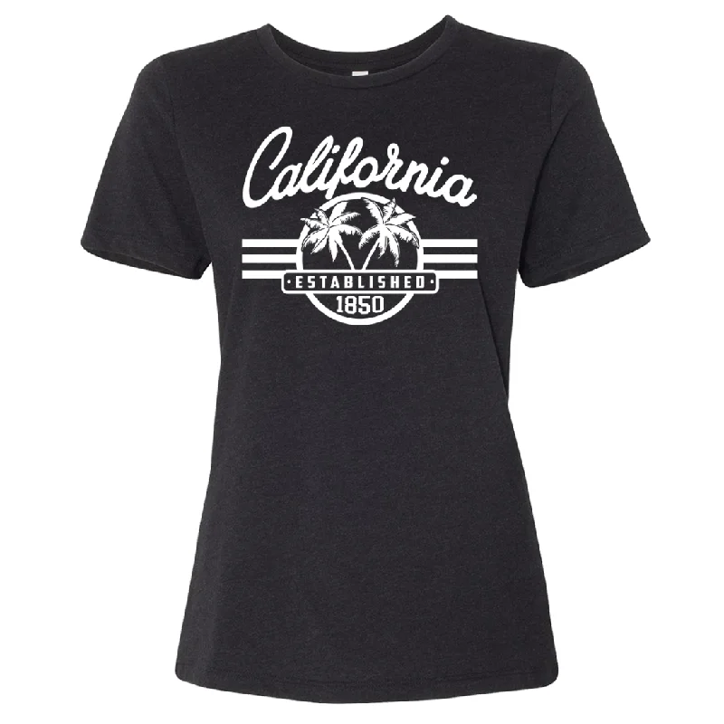 urban sports sweatshirtCalifornia Palm Tree Logo Women's Relaxed Jersey Tee