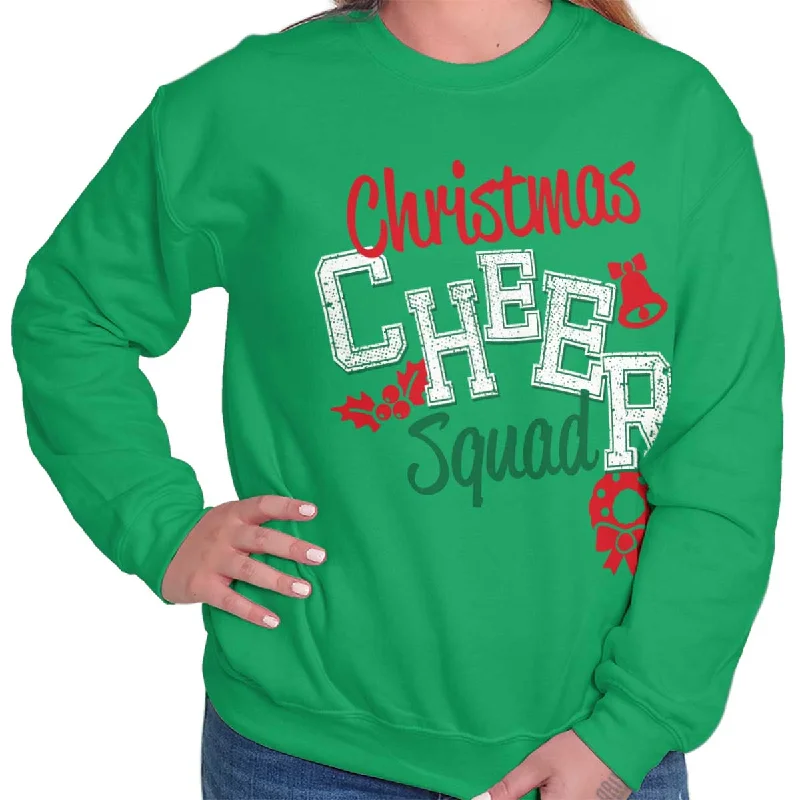 minimaCheer Squad Christmas Crewneck Sweatshirt