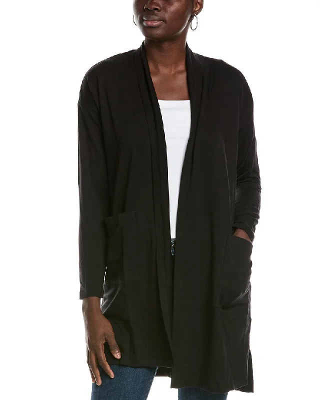 tailored coatEileen Fisher Petite Stretch Terry High Collar Jacket