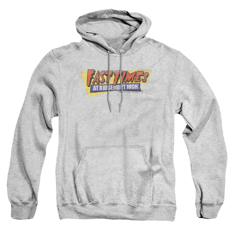 oversized hoodie with drawstringsFast Times at Ridgemont High Distressed Logo - Pullover Hoodie