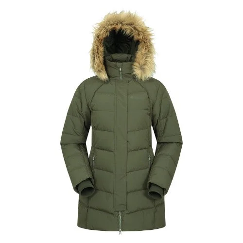 cozy coatMountain Warehouse Womens/Ladies Isla II Long Down Jacket