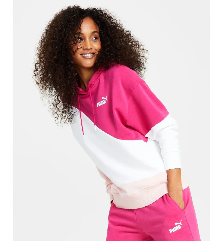 fitted workout hoodieWomen's Pink Swirl Long-Sleeve Hooded Fleece Sweatshirt