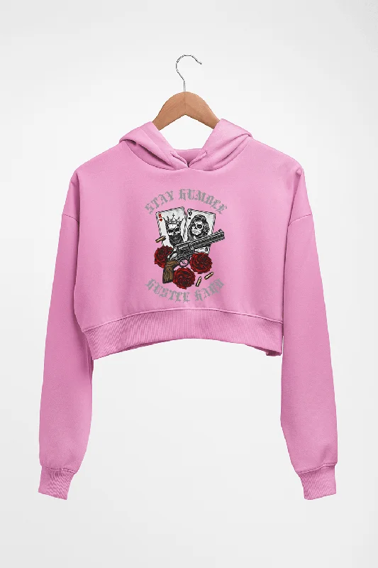 casual zip-up sweatshirtGuns N' Roses Crop HOODIE FOR WOMEN