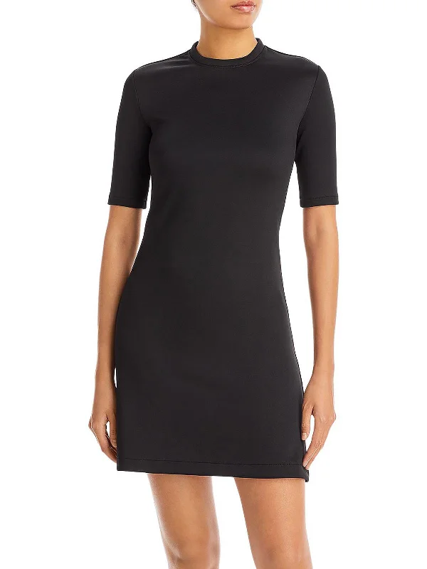 sleek midi dressWomens Stretch Short Mini Dress