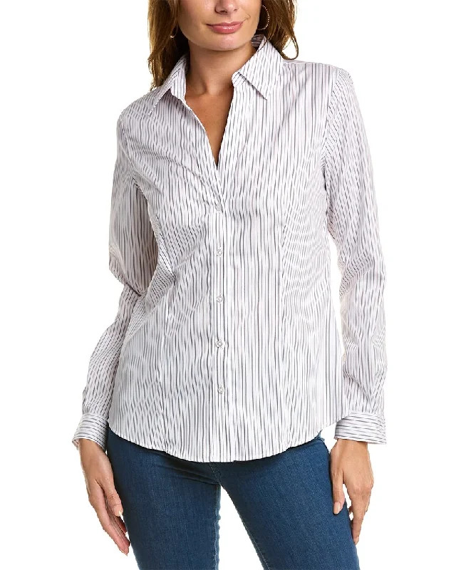 casual slip dressJones New York Stripe Easy Care Shirt