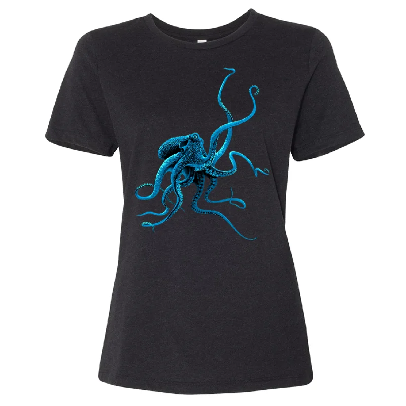 warm workout hoodieOctopus Women's Relaxed Jersey Tee